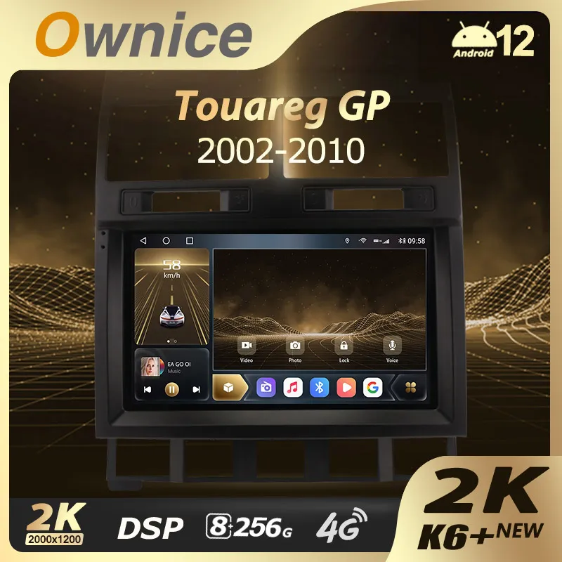 

Ownice K6+ 2K for Volkswagen Touareg I 1 GP 2002 - 2010 Car Radio Multimedia Navigation Stereo GPS Android 12 No 2din 2 Din DVD