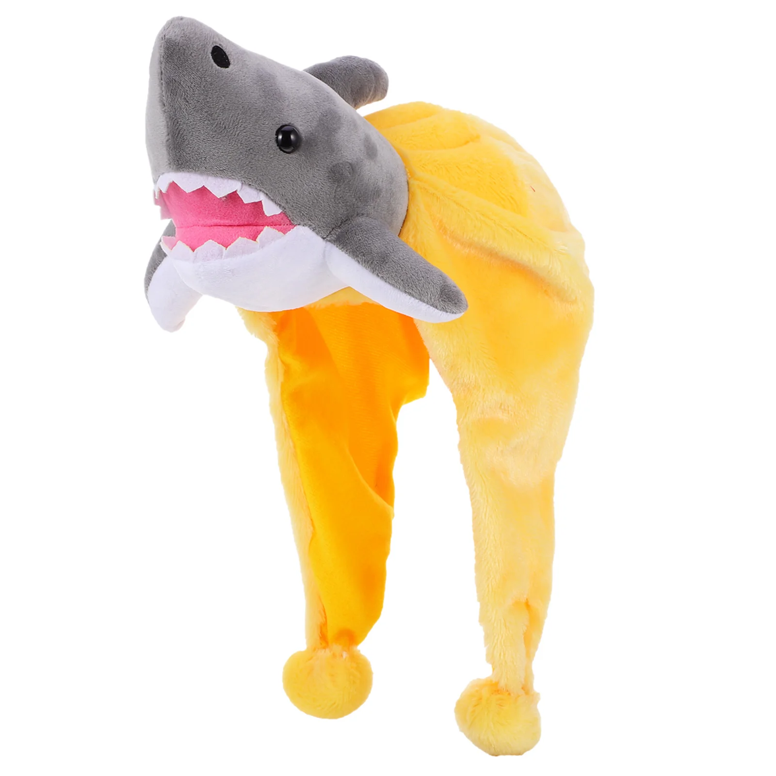 

1Pcs Shark Shape Hood Adjustable Size Warm Hats Cartoon Shark Headgear Party Photo Props Cosplay Warm Hats Party Photo Prop