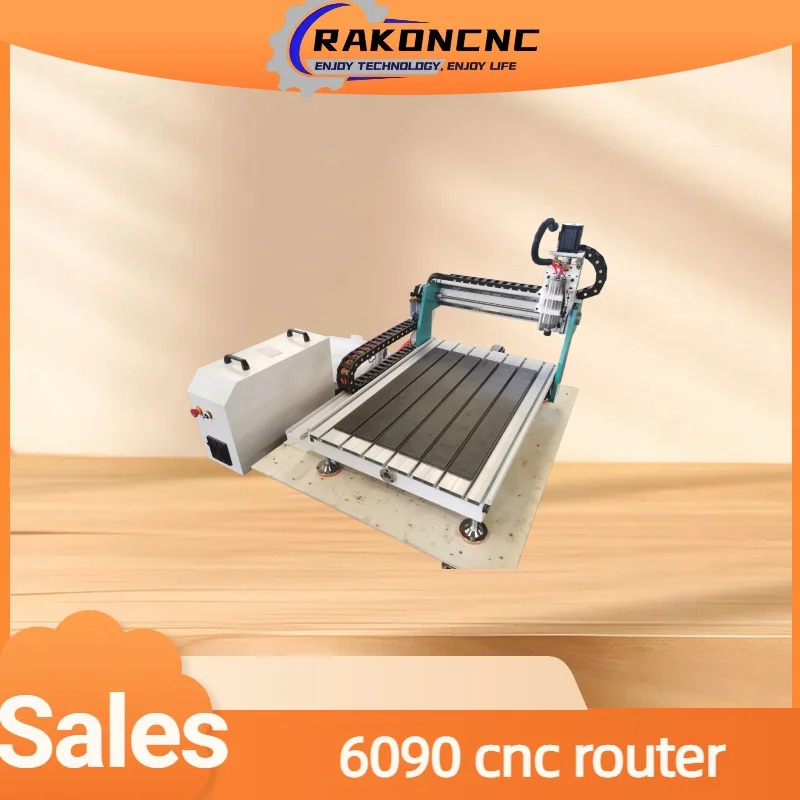 Rakon CNC Engraving Machine 6090 3 Axis 4 Axis Wood Router Engraver Aluminum Milling Tools