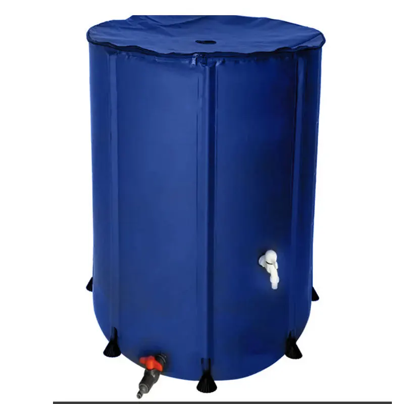 PVC Plastic 50-1500L Foldable Bucket Portable Rain Barrel Water Tank Garden Collapsible Plastic Rain Barrel