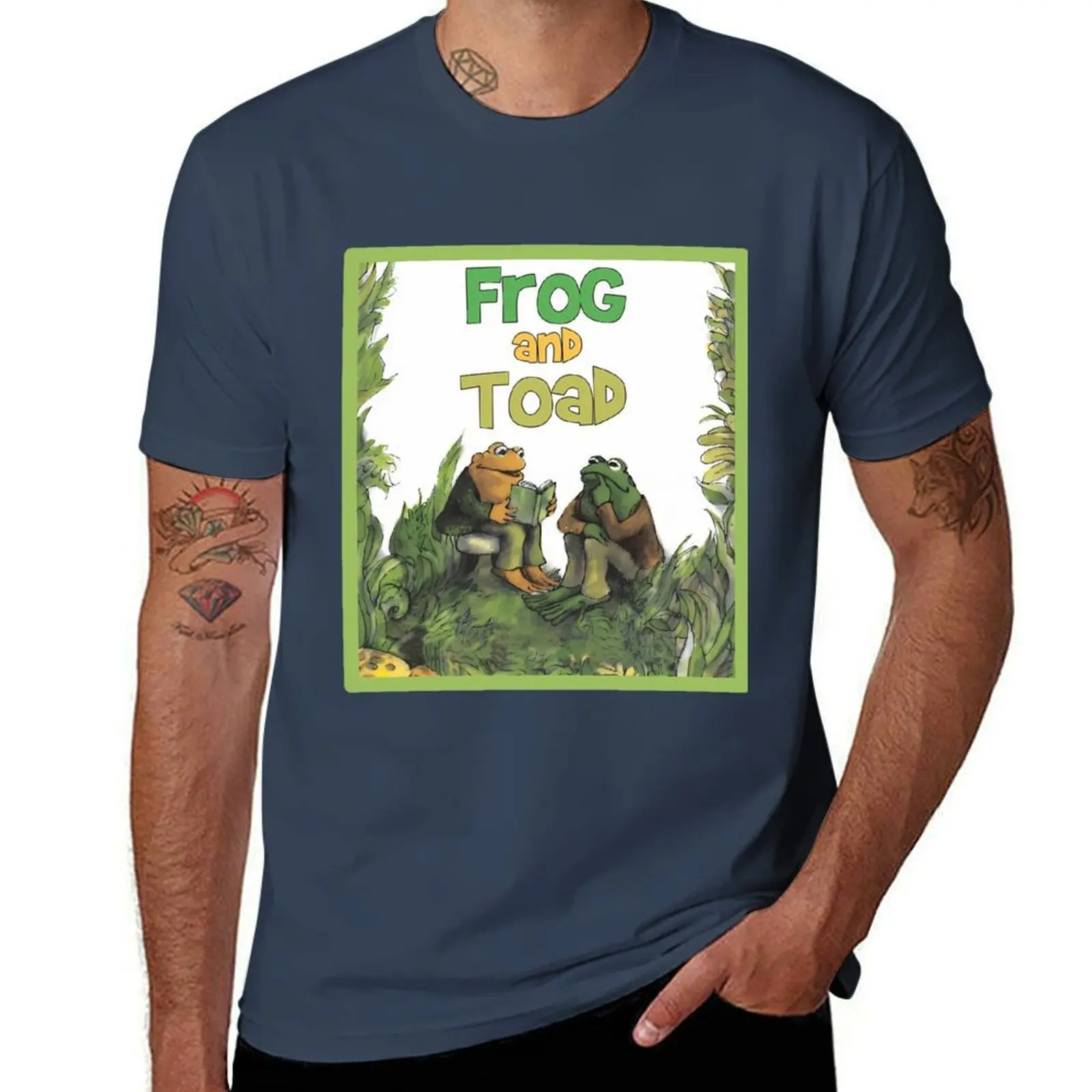 

Frog and Toad Book T-Shirt t shirt custom print man t shirts graphic T-Shirt