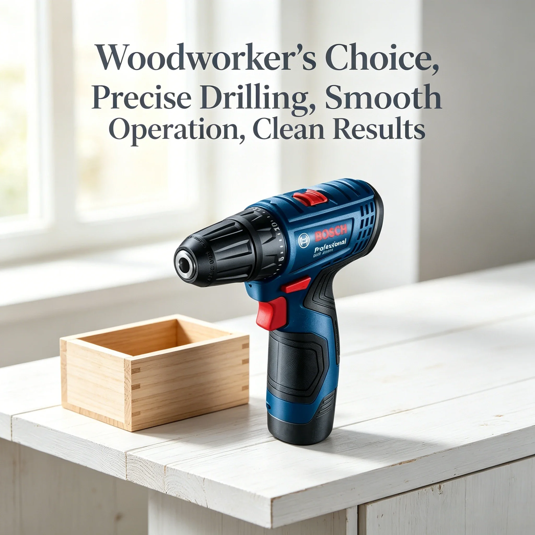 Bosch GSR120-LI 12V Drill, High-Efficiency Motor, Ideal for Furniture Assembly, Wood Drilling & Metal Screwing