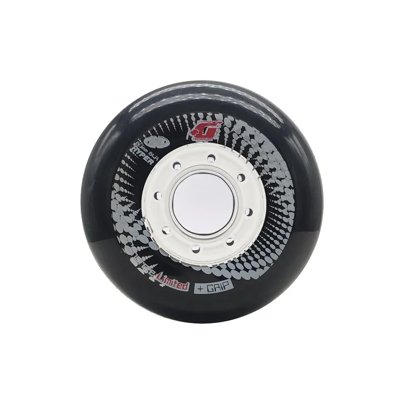 8 szt Hyper+G GRIP Concrete Inline Roller Skates Wheel, 84A FSK Slalom Braking Skating dla SEBA HL High WFSC Powerslide RB Wheel — zdjęcie 3