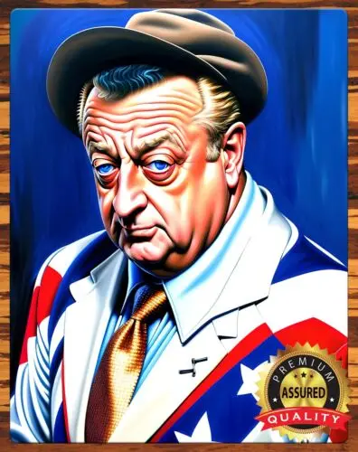 Rodney Dangerfield - Painting - Art To Be Signed - Metal Sign