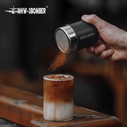 MHW-3BOMBER Stainless Steel Coffee Powder Spreader Fine Mesh Shaker Powder Sieve Professional Home Barista Kitchen Accessories