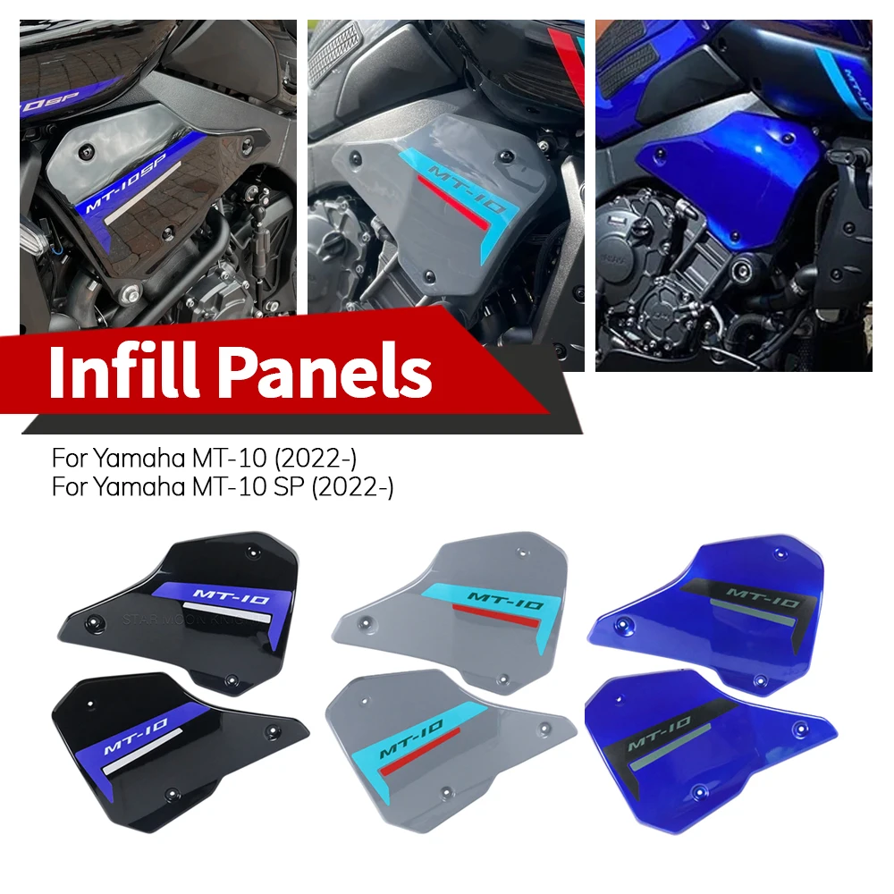 For Yamaha MT-10 SP MT10 MT 10 2022 2023 2024- Motorcycle Infill Panels Frame Cover Infill Side Panel Fairing Cowl Filler Board