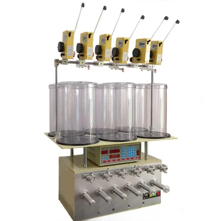 Electronic product transformer six-axis automatic winding machine