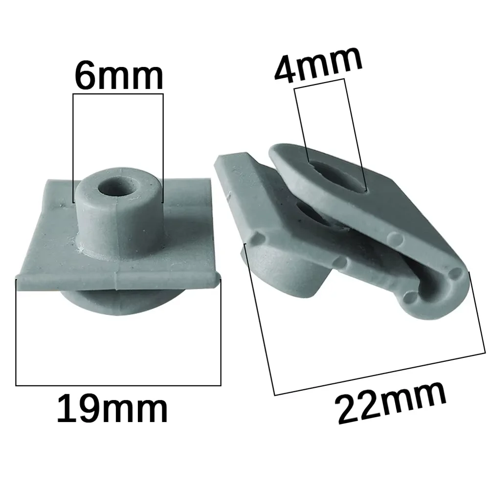 For M/ercedes /Benz 50PCS 6mm #K76 Plastic Nut Self Tapping Screw Seat Auto Fender Inner Liner Camber U Fastener
