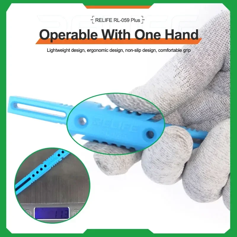 RELIFE-Separação De Tela Universal Set, Fio De Corte, LCD, OLED, RL-059 Plus, 5 em 1