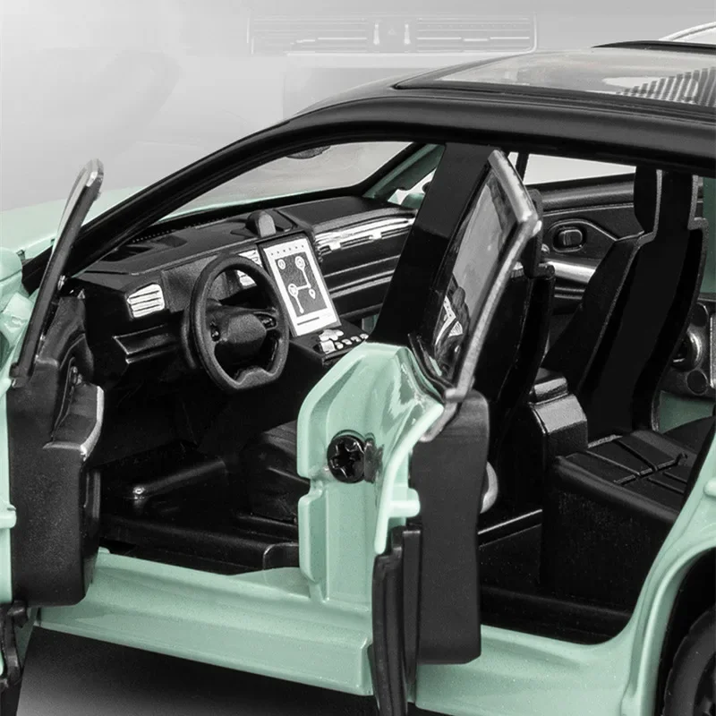 NIO-ES8 نموذج سيارة الطاقة الجديدة من سبيكة ، القطع المعدنية ، المركبات الكهربائية ، محاكاة عالية ، الصوت والضوء ، هدية لعبة ، 1:32