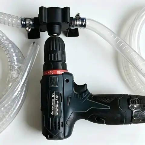 Upgraded Battery-Free Water Pump Kit Powered by a Drill for Pumping Water and Oil; Suitable for Water, Gardening,RVs,and Camping