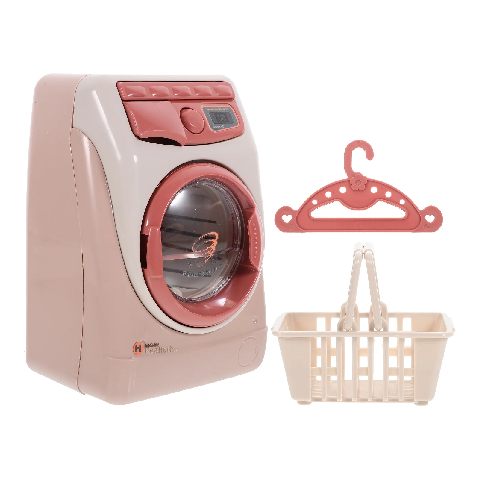 

Simulation Washing Machine Toy Portable Mini Home Appliance Pretend Play Kids Early Educational Toy Safe Reusable Plastic