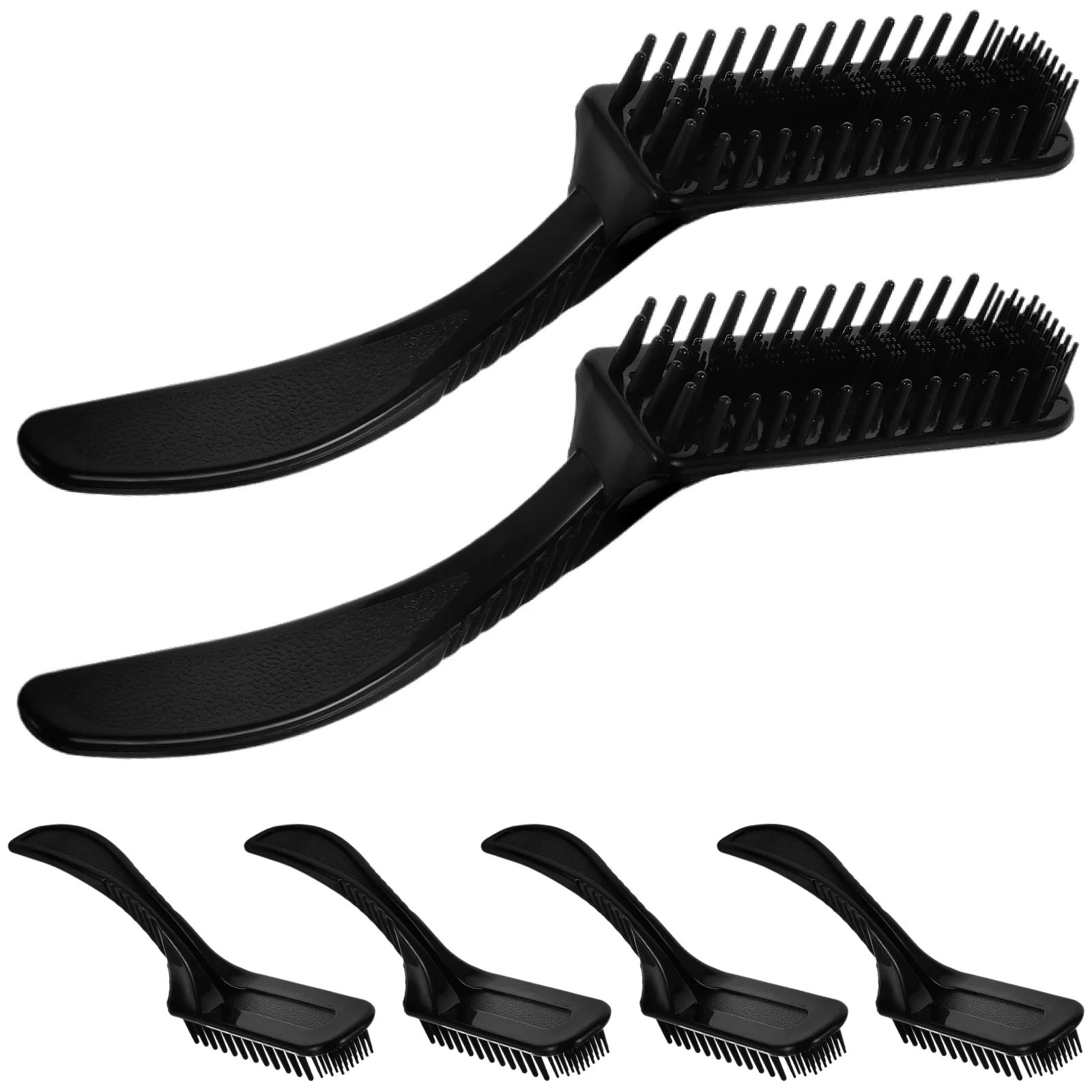 6pcs Fashion Hairdressing Brush Creative Hair Dye Comb Hair Salon Dye Comb Hair Dye Tool Hair Dye Brush