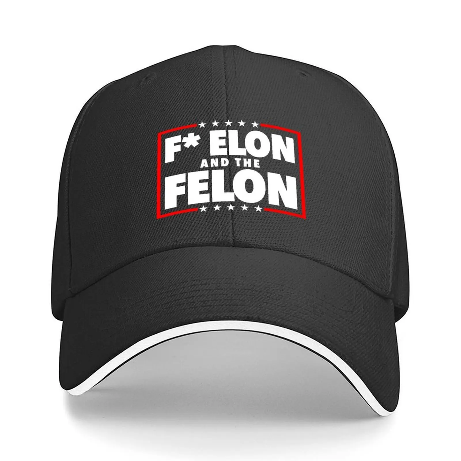 

F Elon And The Felon - Anti Musk Anti DOGE Baseball Cap Vintage Snapback Cap Anime Hat Kids Hat Women's Hats Men's