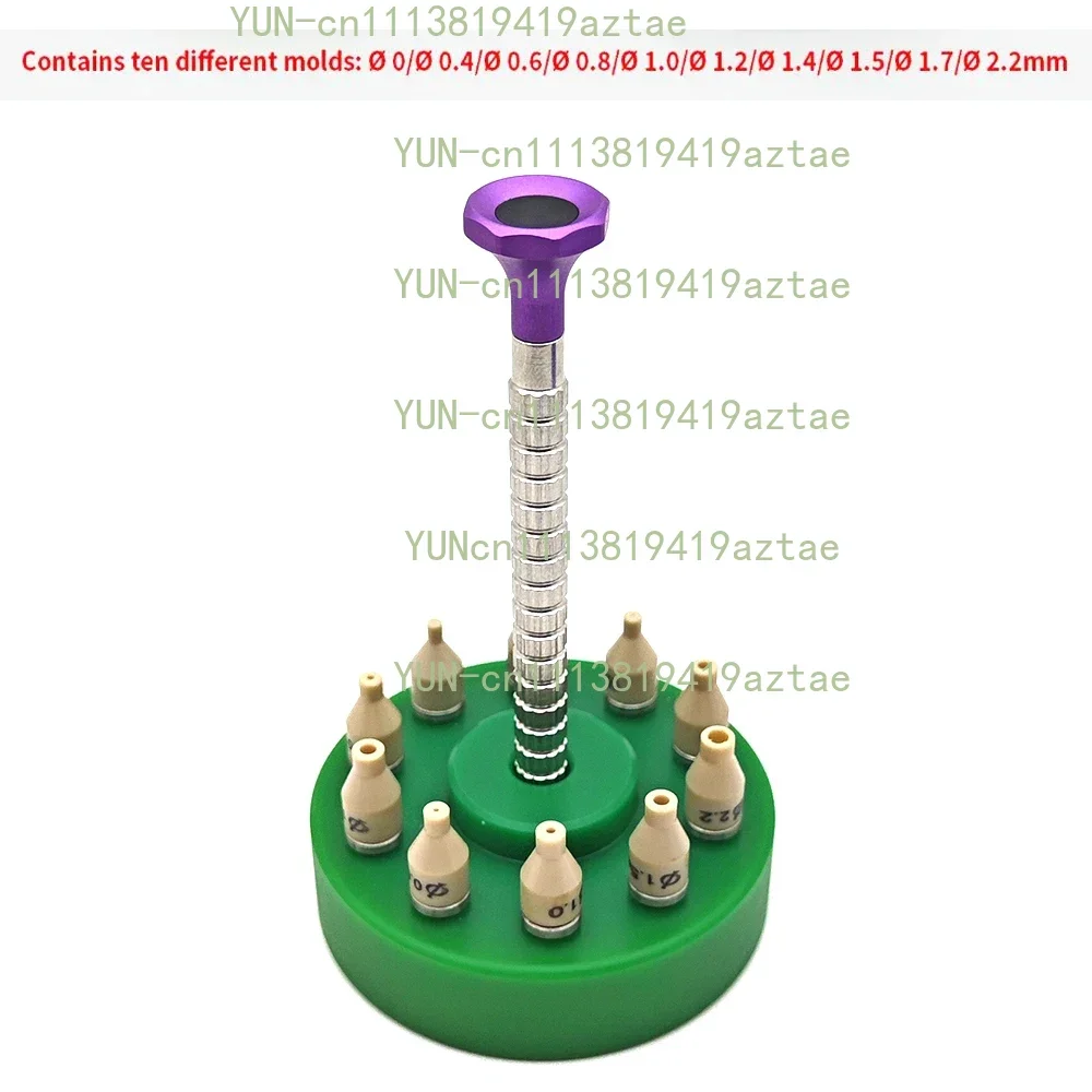 1 Set High Precision Watch Hands Fitting Tool 10 Sizes Setting Press Presser Setter Watch Repair Install  Tools For Watchmaker