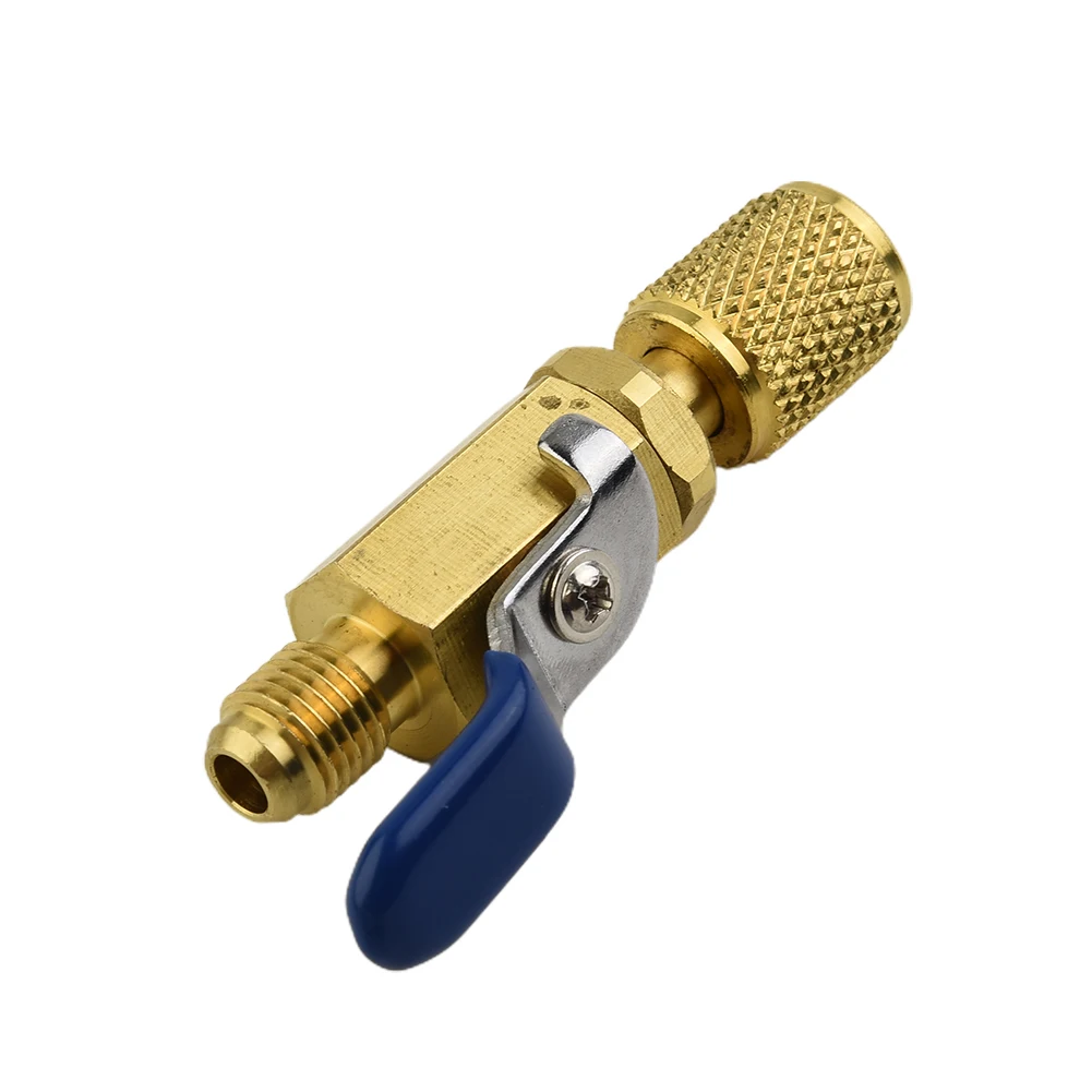 Brand New Practical Useful Straight Ball Valves Random Color Replacement Spare Parts For HVAC 1/4\
