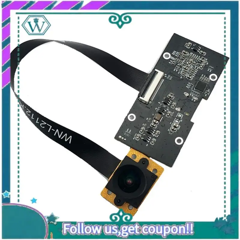 A75Q-3840H X 2160V 4K 8MP HD 1/2 polegadas OS08A10 USB3.0 Tipo-C Módulo de câmera FF 93 °   MJPEG, YUV2, H264, H265 para reconhecimento facial