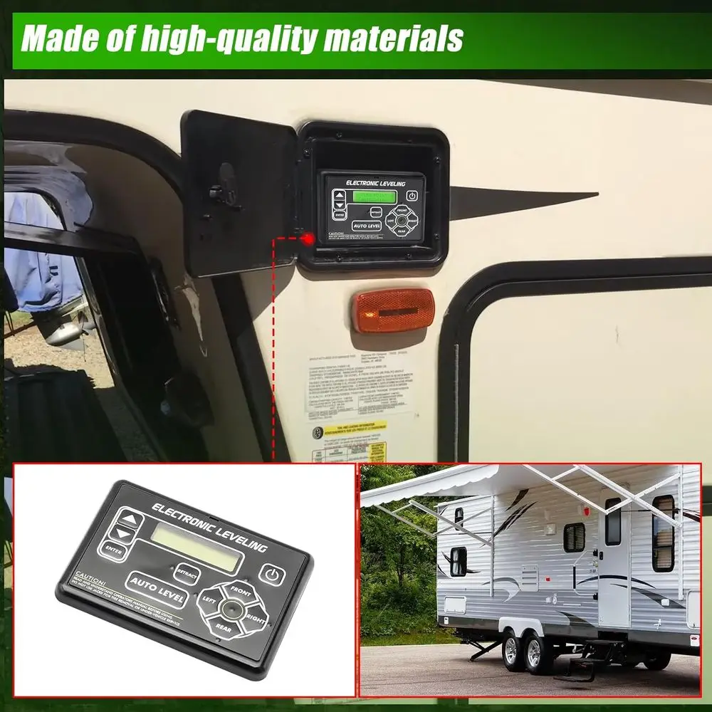 421484 Sistema de nivelación automática RV para panel táctil Reemplazo del conjunto del panel de control de nivelación electrónica para RV 5.a rueda y viaje T