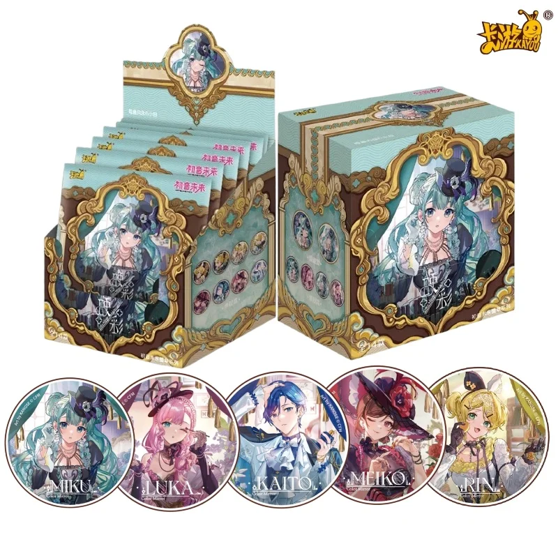 KAYOU Hatsune Miku Color Shine Series Badge Official Kayou Round Tinplate Lapel Pin Vocaloid Anime Collectible Merchandise