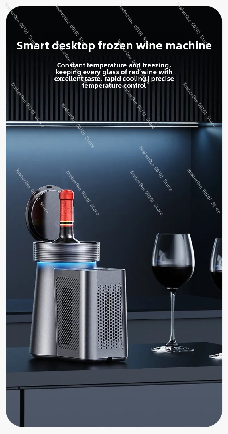 Wine Chiller Cooler Machine, Electric Wine Refrigerator Cabinet for Home Party
