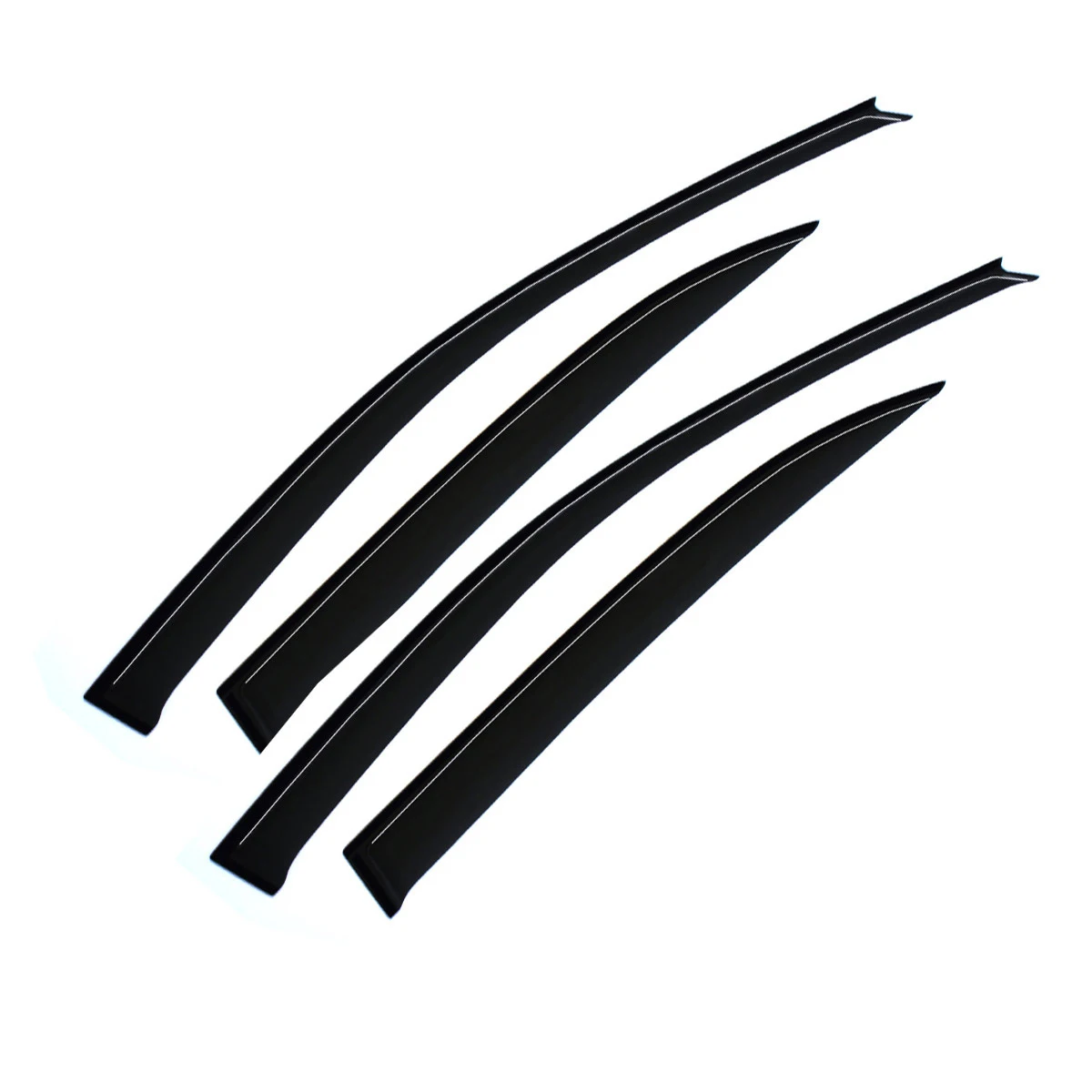 

Подходит для Toyota Corolla 2003-2008, акриловые дефлекторы на окна, защита от солнца и дождя.