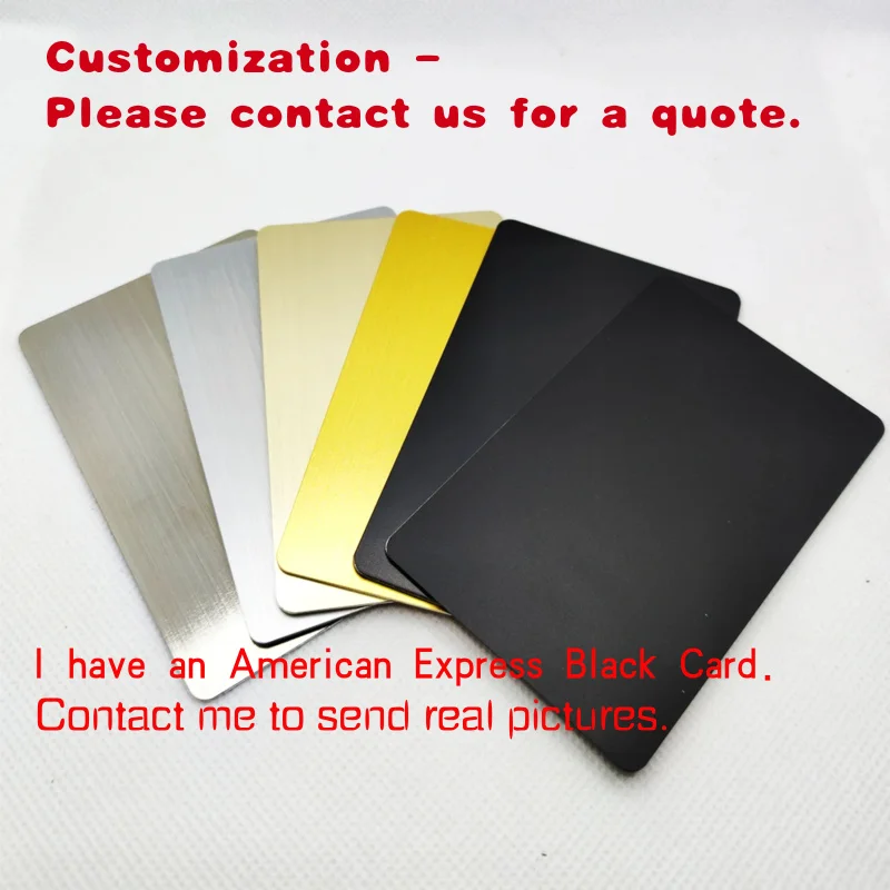 

custom.15 Pieces 13.56MHZ 215 Chip Blank Metal and PVC Hybrid NFC Social Identification/Access Control/Business Card