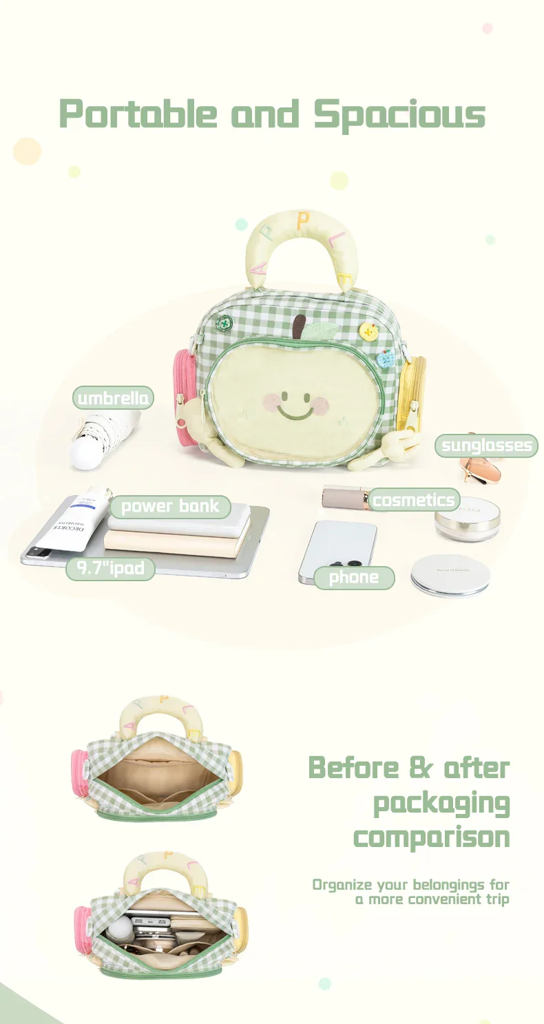 Apple-Shaped Clear Display Backpack — product information 11