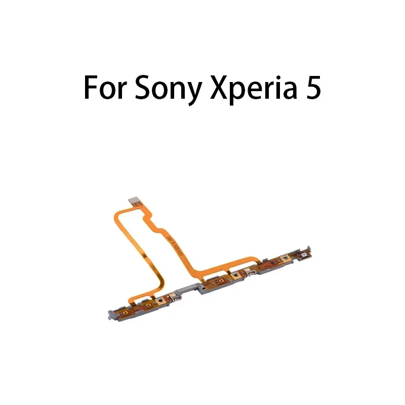 Gefensi Power On Off Volume Button Key Flex Cable Replacement For Sony Xperia 5