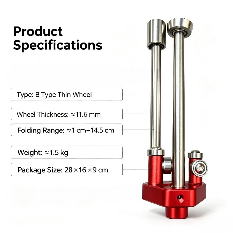 Portable Sheet Metal Bender B‑Type Thin Roller Single Station Metal Roofing Bending Tool for Sheet Metal Fabrication