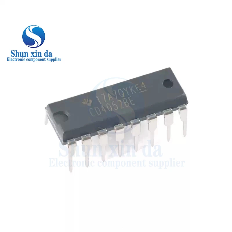 10PCS CD4052 CD4052BE CD4052BM CD4052BPWR CM052B DIP-16 SOP-16 TSSOP-16 Multiplexer Switch ICs 4-Ch Analog SMD DIP IC