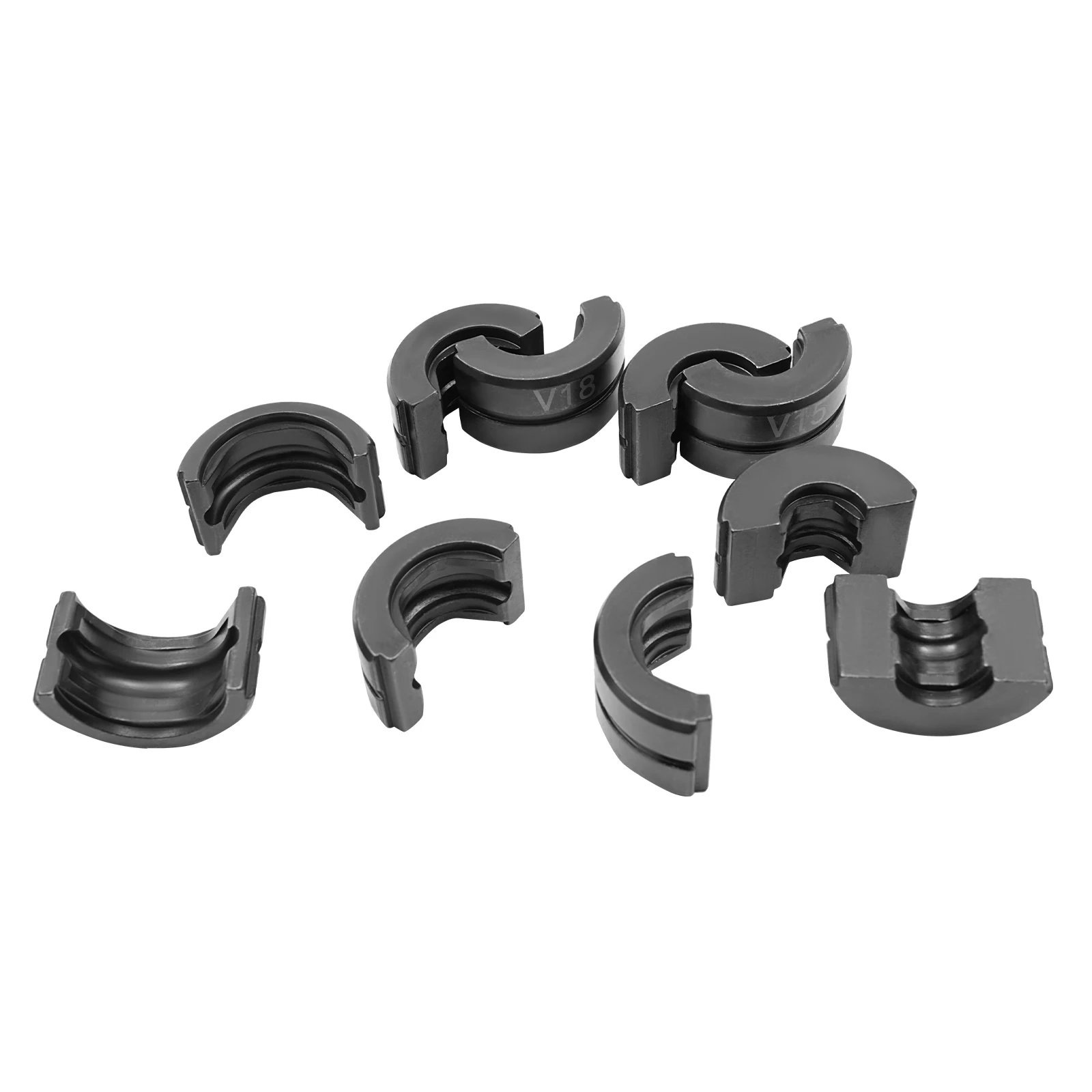 10T/100KN Professionelle Crimpzange, Hydraulisches Presswerkzeug-Set, Hydraulisches Presswerkzeug mit Butterfly-Form und 5* V-Formen – Detail 7