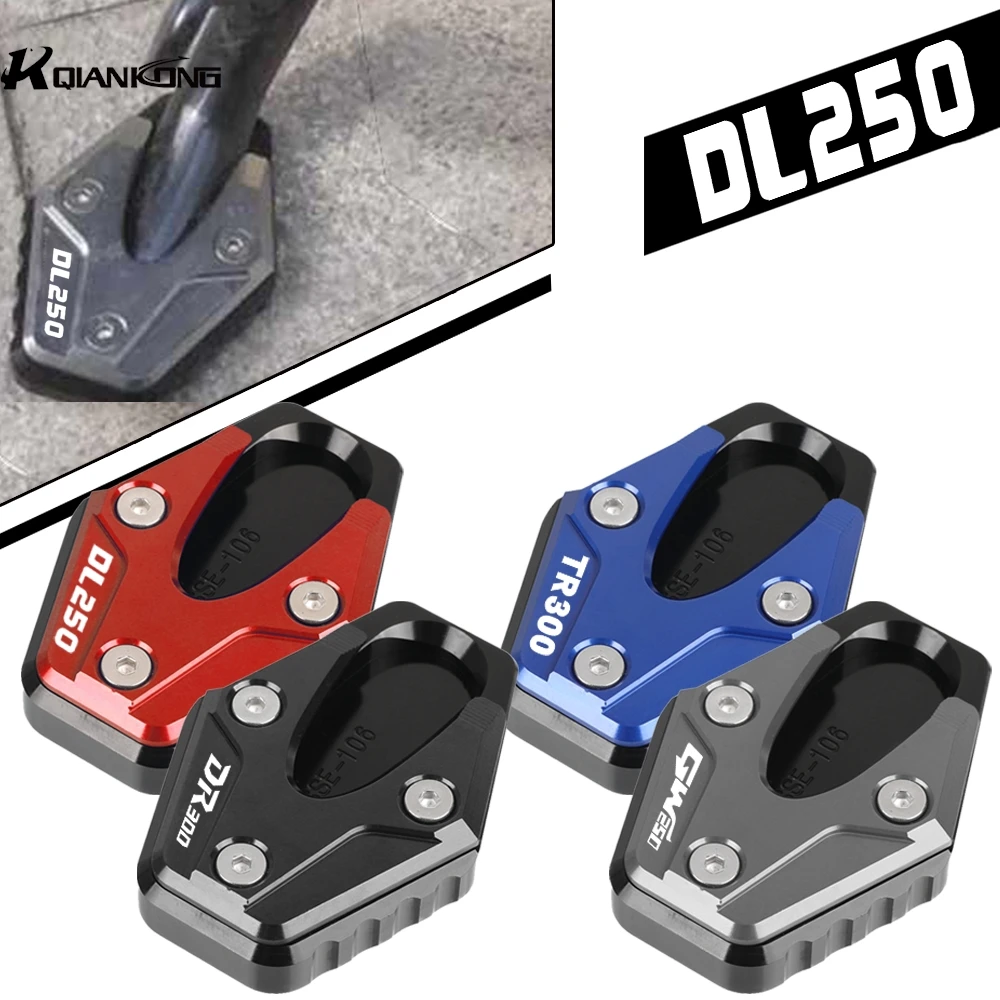 FOR SUZUKI GSX250R GW250 DL250 V-StromDL250 V-Strom GW 250 2013-2022 Motorcycle Aluminum Side Kickstand Stand Extension Enlarge