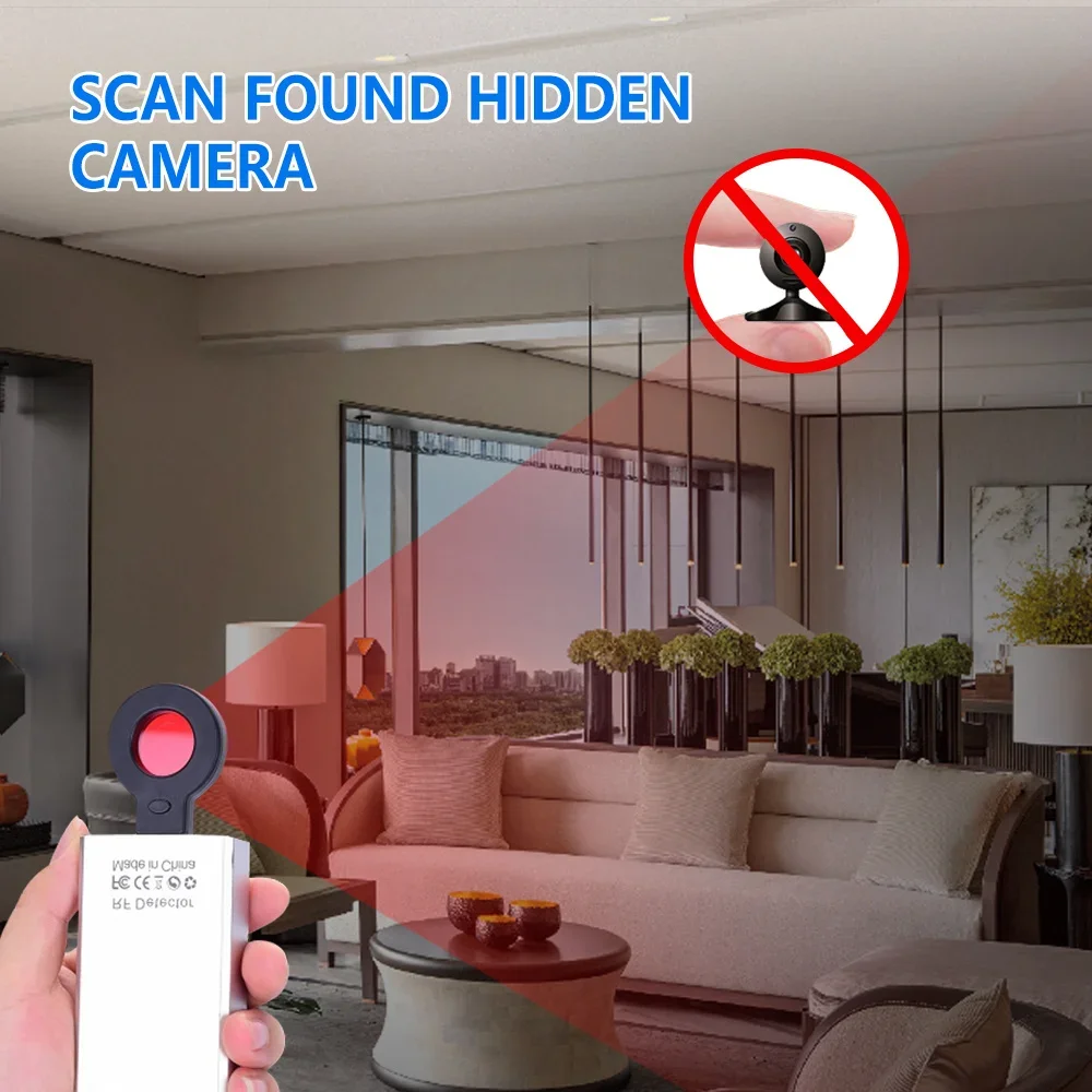 Profissional sem fio detector de sinal rf bug gsm gps rastreador mini câmera localizador ir varredura ai espera detecção automática