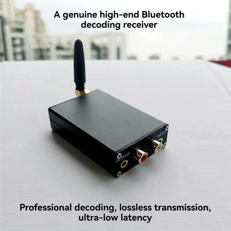 Stilvoller verlustfreier Bluetooth 5.1-Empfängeradapter der Audiophile Qualität, professioneller alter audiomodifizierter Bluetooth-Empfänger QCC5125