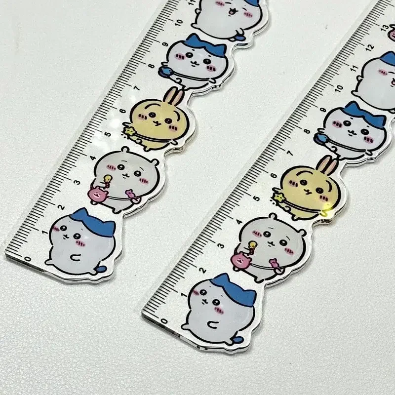 Acrylic Ruler For Chiikawa Anime Cute Kawaii Measuring Tool Student Drawing Scale Gift For Friend Perfect Best Choice Wonderful