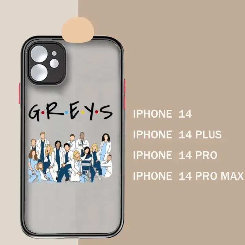 You are my person Greys Anatomy Phone Case matte transparent For iphone 14 11 12 13 15 plus mini pro max cover