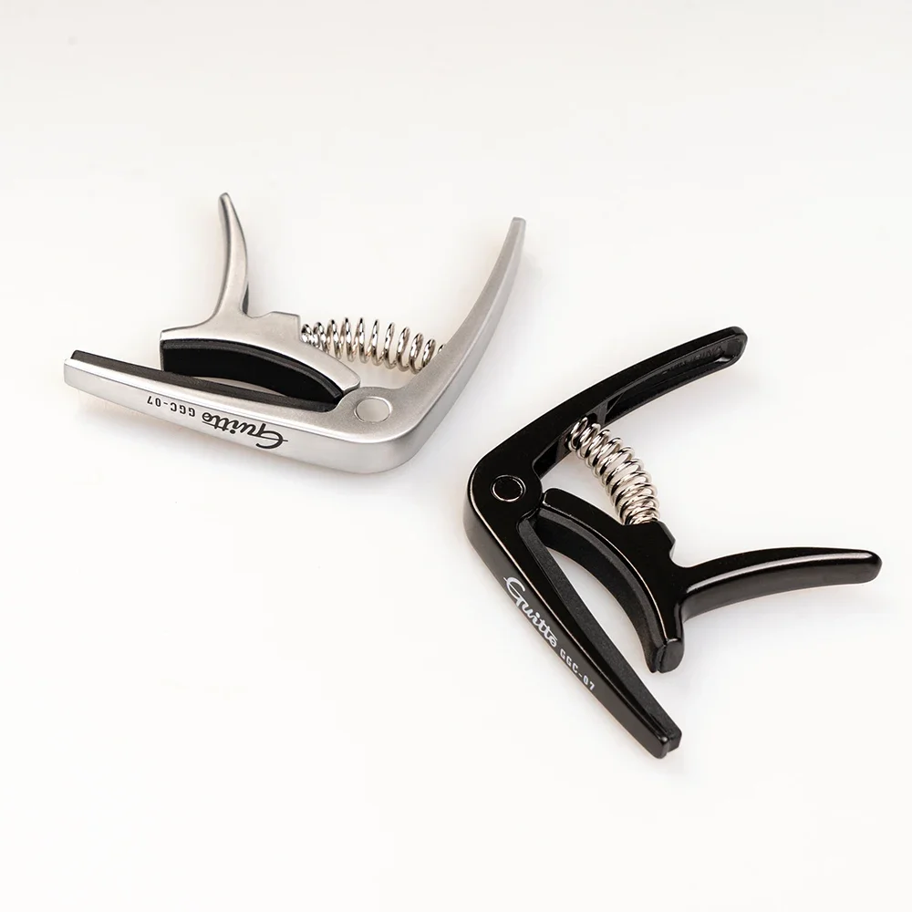 GUITTO GGC-07 Ukulele Capo Quick Zinc Alloy Ukelele Change Tuning Clamp 4 Strings Hawaii Guitar Capo Guitar Parts & Accessories
