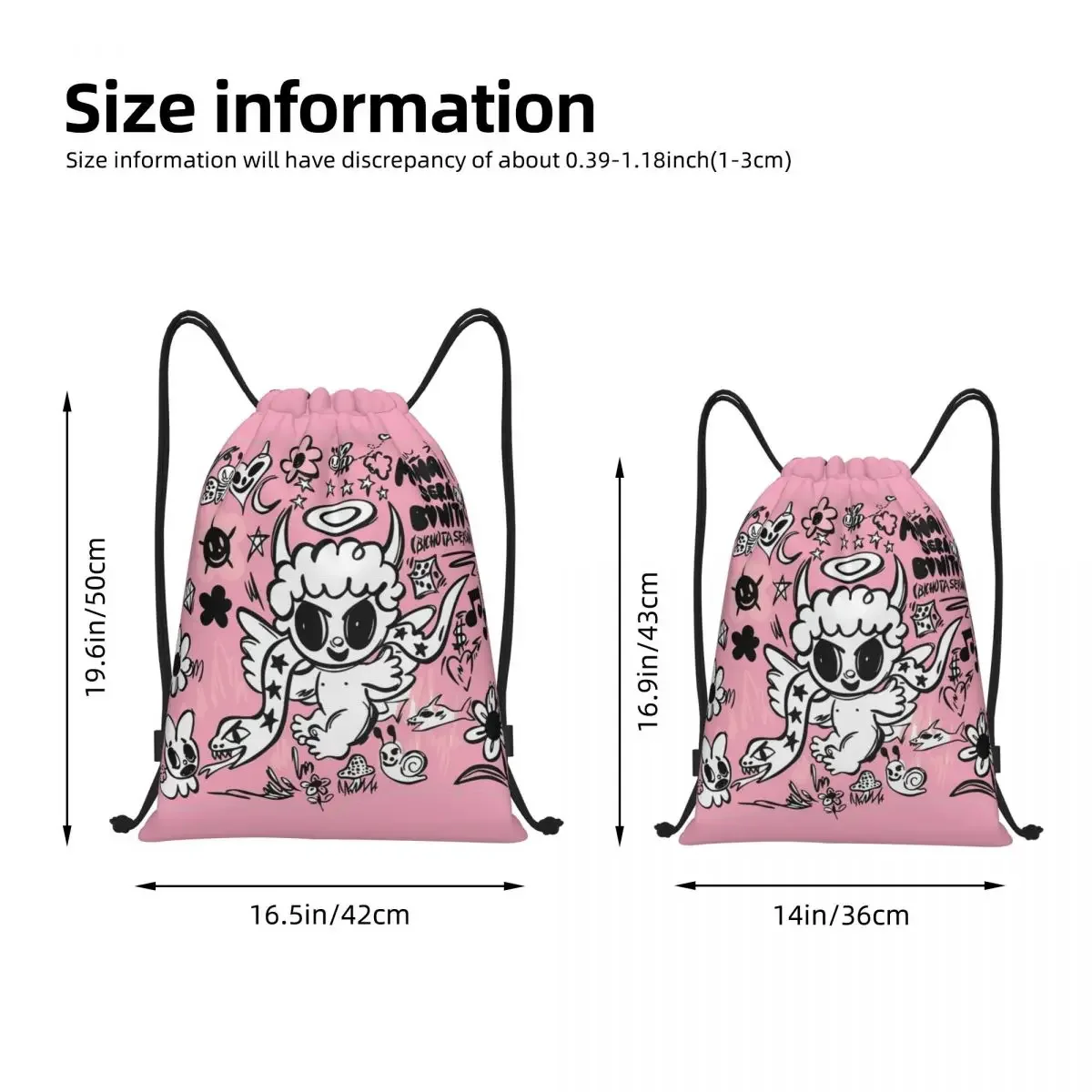 Bichota Season Karol G 2023 Drawstring Backpack Gym Sports Sackpack Manana Sera Bonito String Bag for Yoga