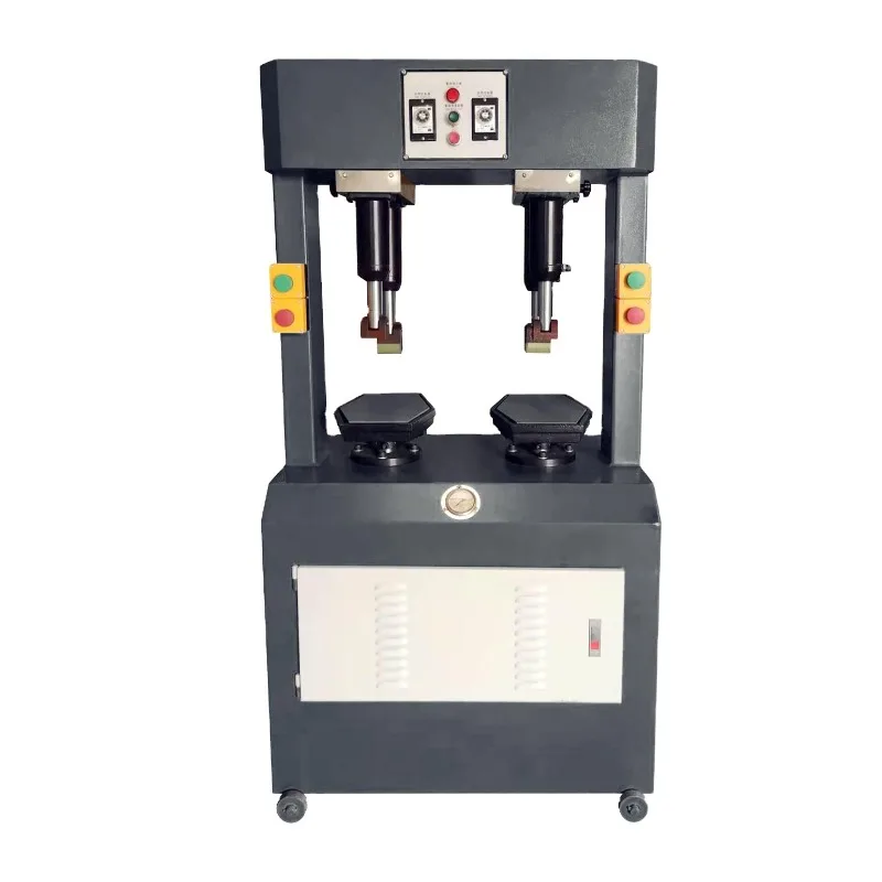 From double hydraulic sole press shoe press sneaker shoe making machine
