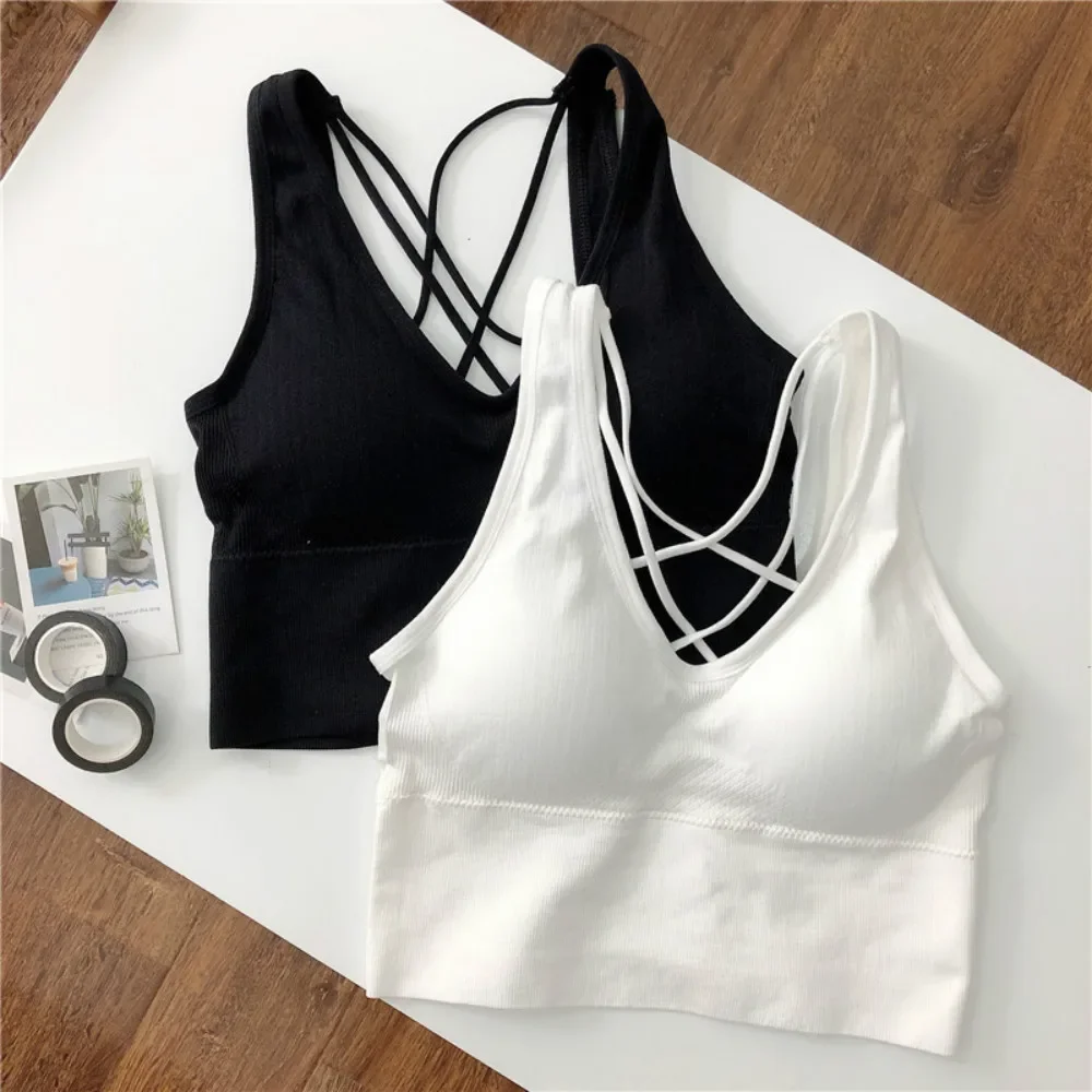 

New Beauty Back Sports Bra Women Shockproof Sexy Breathable Athletic Fitness Running Gym Vest Tops Sportswear Crop Push up Top