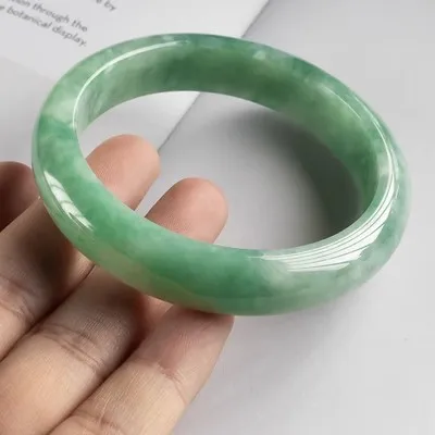 Natural Myanmar Jade 54mm-62mm bracelet exquisite princess bracelet to send girlfriend to send mother Hetian jade