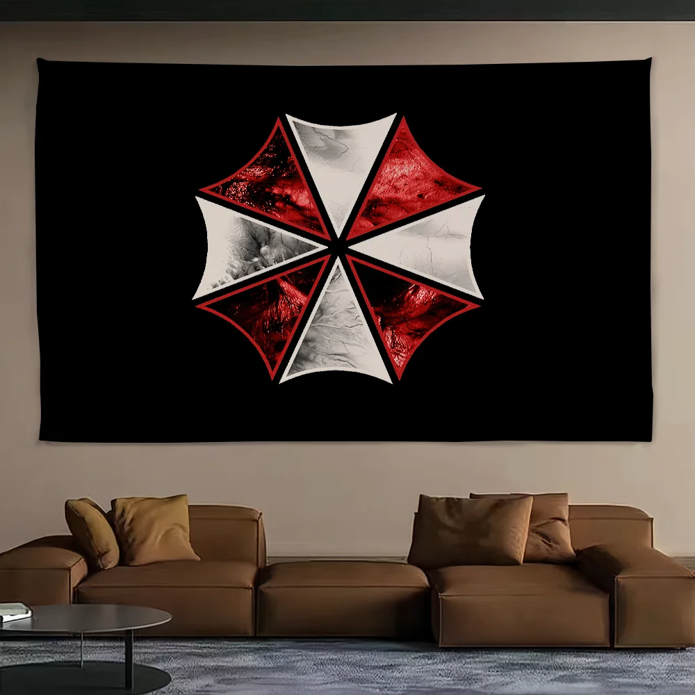 R-Residents Game Evil flag For Picnic Party Camping Banner Outdoor Atmosphere Cloth