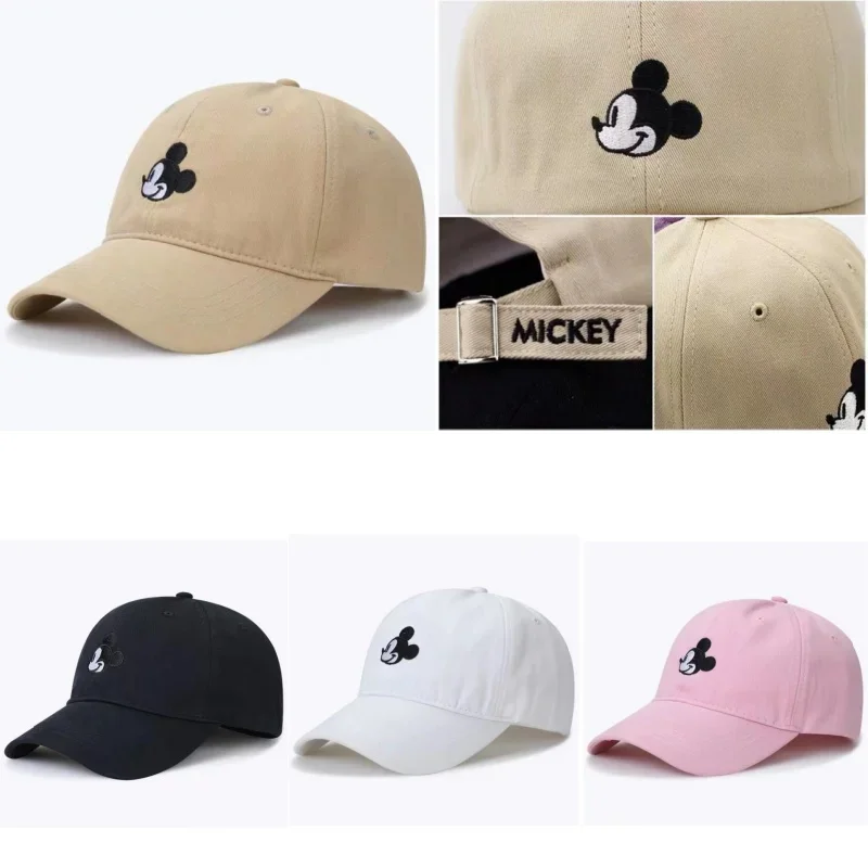 High Quality Mickey Cartoon Snapback Cap Cotton Baseball Cap For Men Women Adjustable Hip Hop Dad Hat Bone Garros Dropshipping