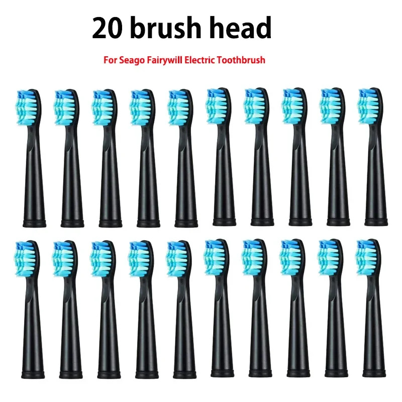 Replacement Brush Heads For Seago/Fairywill Electric Toothbrush FW/SG 507/508/515/551/917/959/908 Dupont Bristle Brush