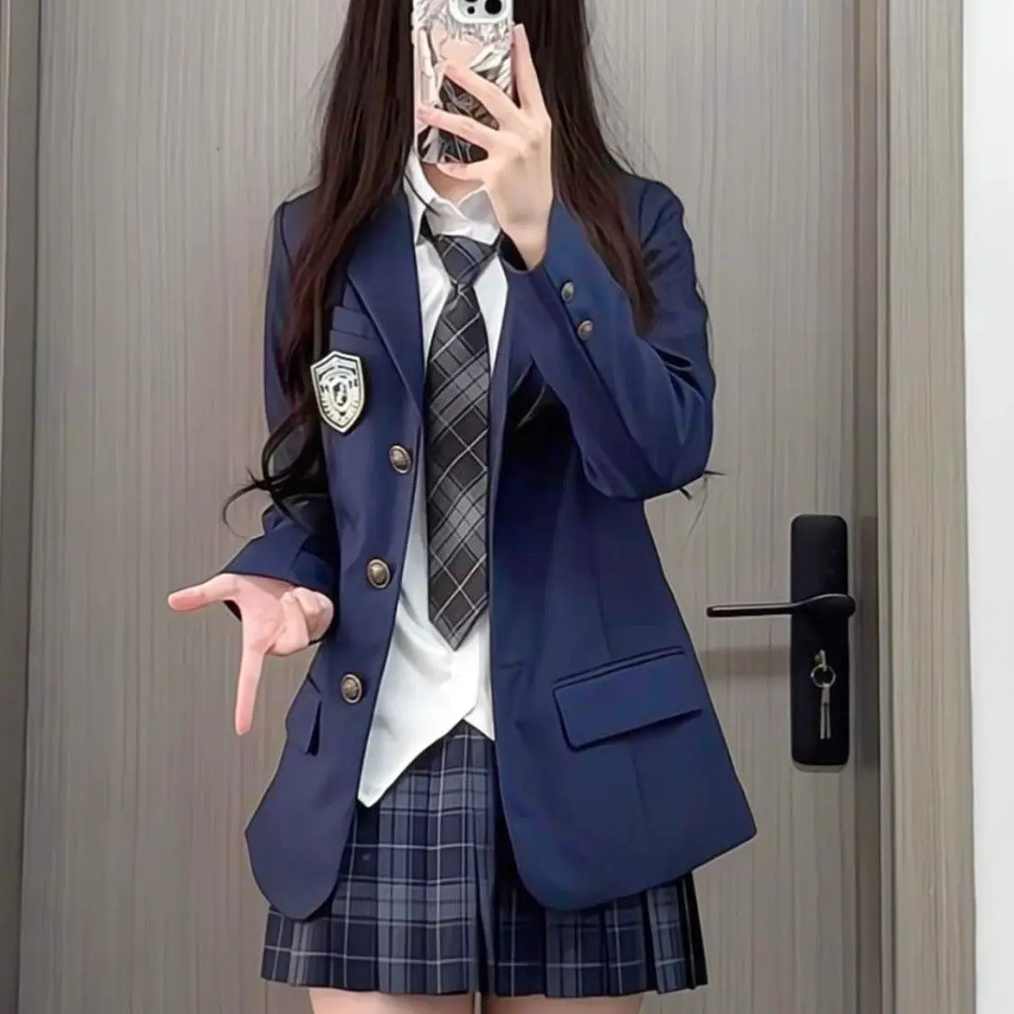 Original JK uniform jacket, college style school uniform, 2024 new autumn and winter suit jacket, suit performance suit