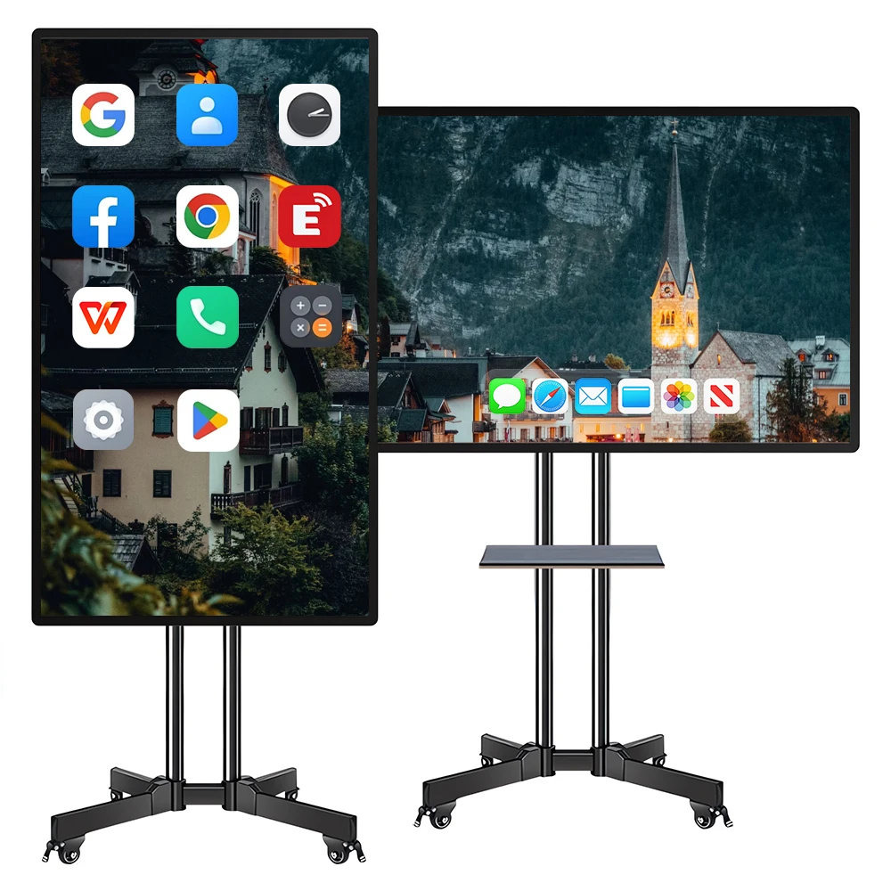 

Samrt Board, 49 Inch multi-touch All-In-One Electronic Calendar for Family and classroom, built-in camera 4K Monitor Wireless Pr