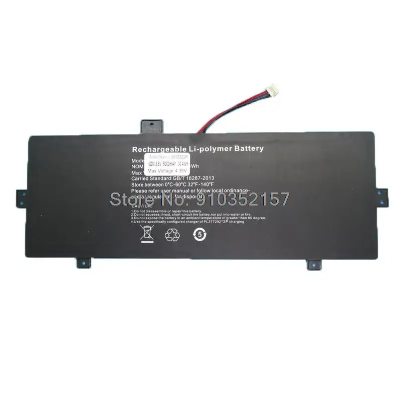 Laptop Battery For Direkt-Tek DTLAPY116-1 11.6 Convertible 3.8V 8000MAH 30.4WH 5PIN Black New