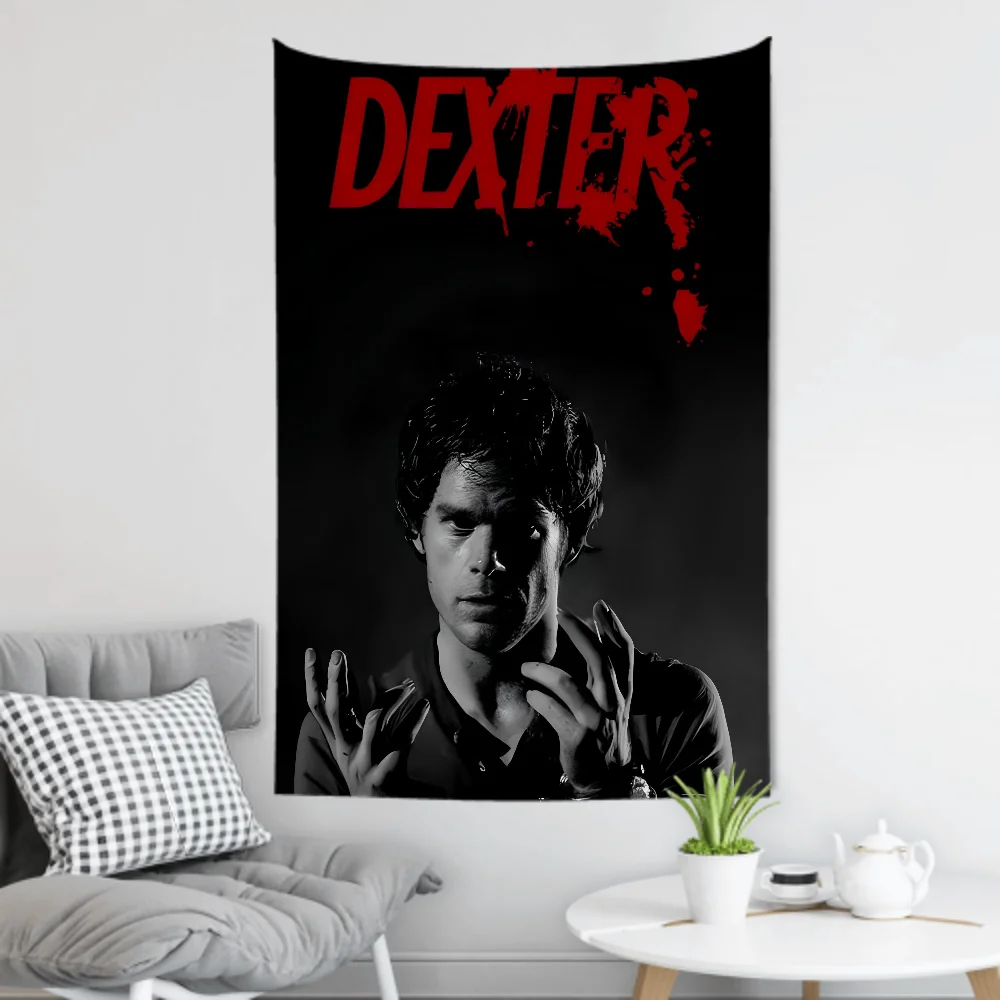 D-Dexters Filme Morgan Tapeçaria Decoração de Quarto Pano de Parede Festa Pendurado Fundo Decoração de Quarto de Bebê