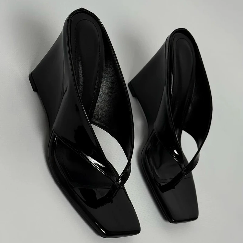 

Wedges Sandals Women New Flip Flops High Heels Slippers Woman Shoes Summer 2026 Sexy Beach Pumps Casual Comfort Slides De Mujer