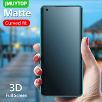 JMUYTOP No Fingerprint Matte Film For Xiaomi mi 11 12 pro 12x 12s Ultra 3D Curved Screen Protector Frosted Film Mi 10 11t 10T